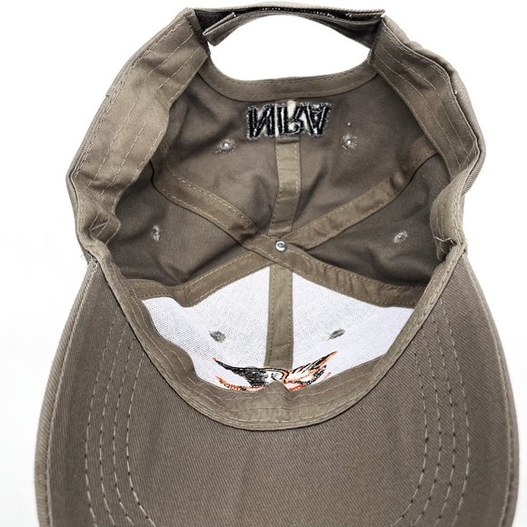 NRA 2nd Ammendment Men's Gray Hook & Loop Adjustable Size Baseball Hat Eagle Cap - Picture 5 of 5